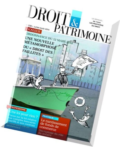 Droit & Patrimoine N 238 – Juillet-Aout 2014