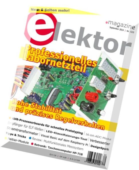 Elektor Electronics Germany N 09 – September 2014