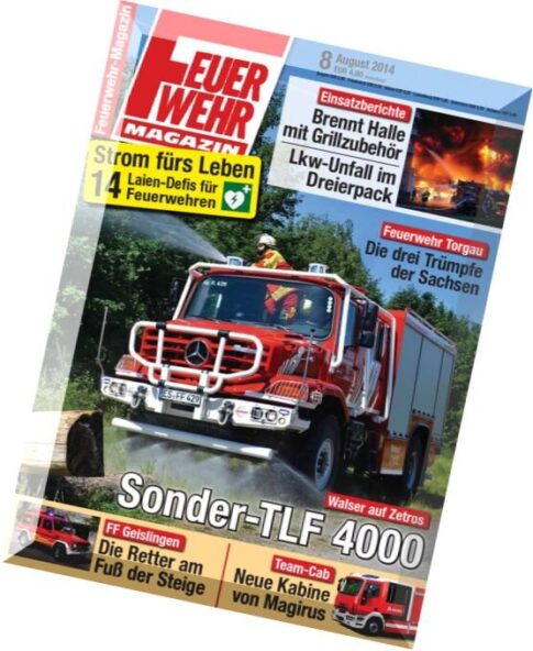 Feuerwehr Magazin – August 2014