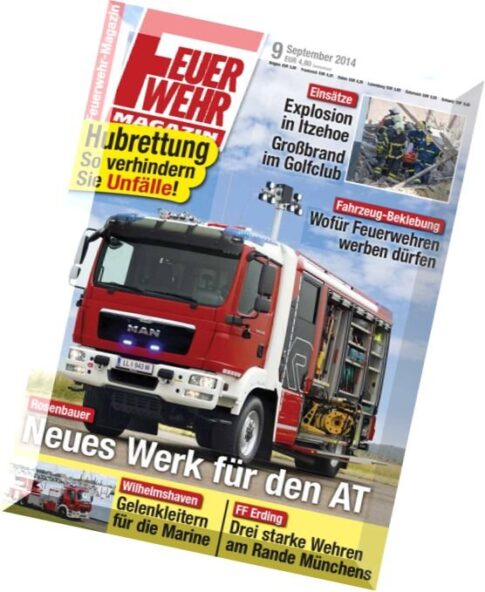 Feuerwehr Magazin — September 2014