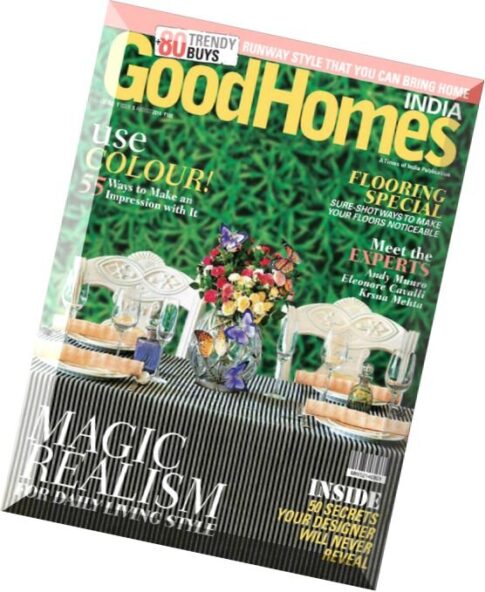 Good Homes India Magazine – August 2014