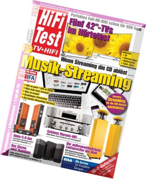 Hifi Test TV Video – HiFi+TV Testmagazin – September-Oktober 2014