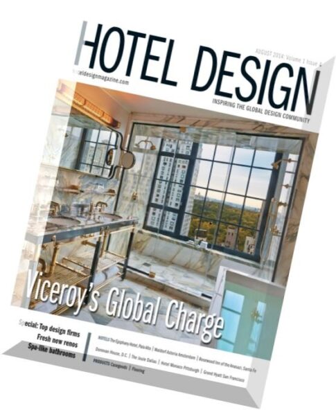 Hotel Design Magazine — August 2014