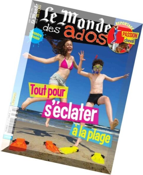 Le Monde des Ados N 323 – Aout 2014