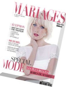 Mariages Magazine – Septembre-Novembre 2014
