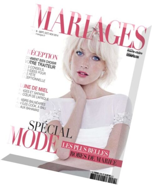 Mariages Magazine — Septembre-Novembre 2014