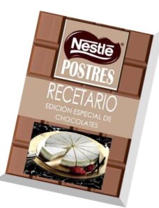 Recetario Especial de Chocolates Nestle