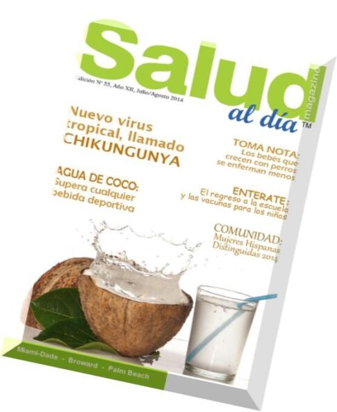 Salud al dia magazine – Julio-Agosto 2014