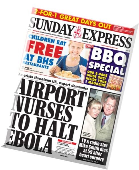 SUNDAY EXPRESS – 3 August 2014