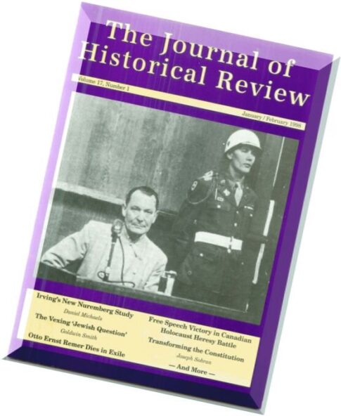The Journal Of Historical Review 1998 01-02