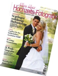Alles uber Hochzeitsfotografie Fotoart Edition Magazin N 01, 2011