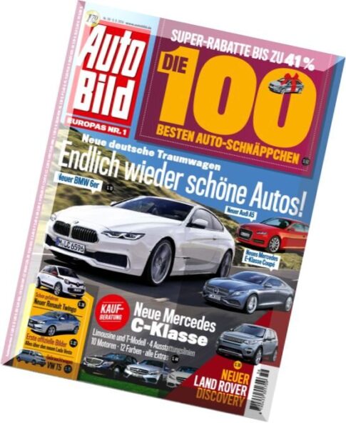 Auto Bild Magazin N 36, 05 September 2014