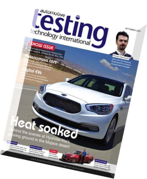 Automotive Testing Technology International — September 2014