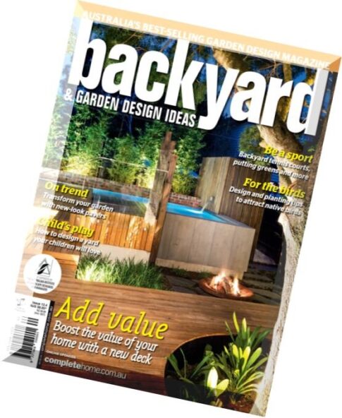 Backyard & Garden Design Ideas Magazine Issue 12.4