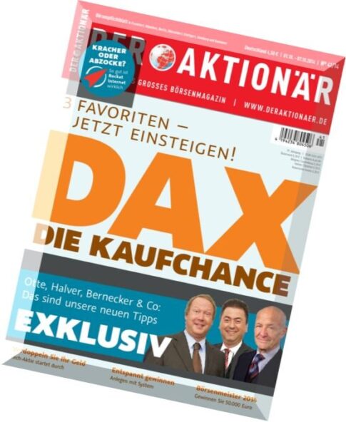 Der Aktionar 41-2014 (01.10.2014)