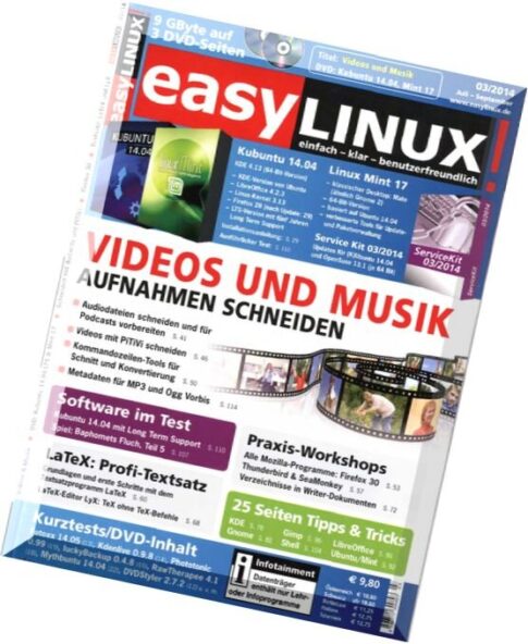 easy LINUX Magazin – Juli-September N 03, 2014