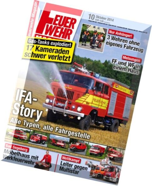 Feuerwehr Magazin – Oktober 10, 2014
