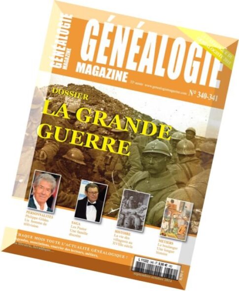 Genealogie N 340-341 — Septembre-Octobre 2014
