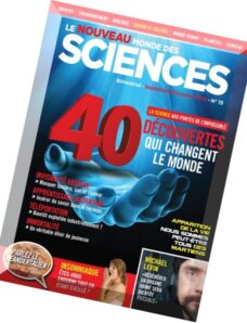 Le Monde des Sciences N 15 – Septembre-Octobre 2014