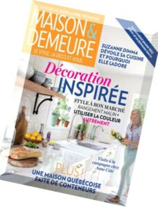 Maison & Demeure Vol. 6, N 5 — Juin 2014