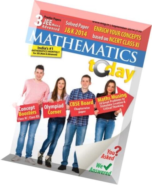 Mathematics Today — September 2014
