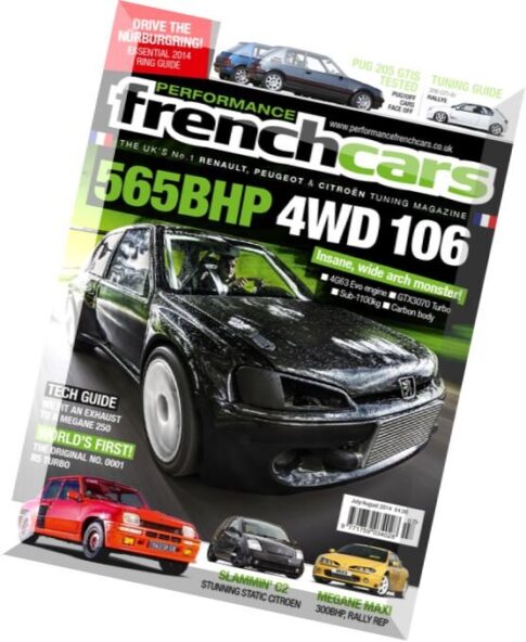 Performance French Cars — July-August 2014