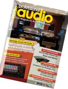 Professional Audio Magazin Oktober N 10, 2014