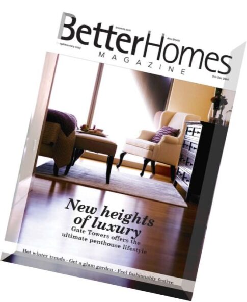 Better Homes — October-December 2014