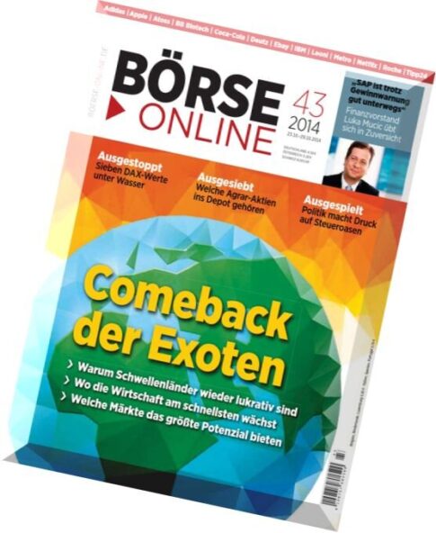 Boerse Online Magazin N 43, 23 Oktober 2014