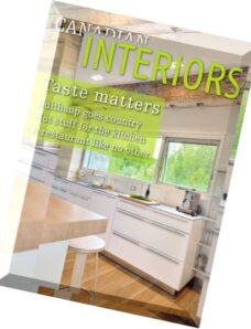 Canadian Interiors – July-August 2012