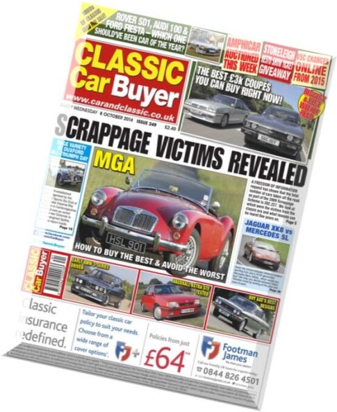 Classic Car Buyer – 8 October 2014
