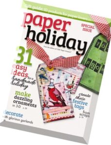 Cloth Paper Scissors Pages – Paper Holiday 2014