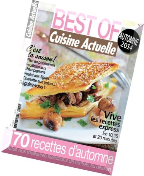 Cuisine Actuelle Best Of N 01 – Automne 2014