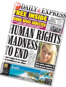 Daily Express – Friday, 03 October 2014