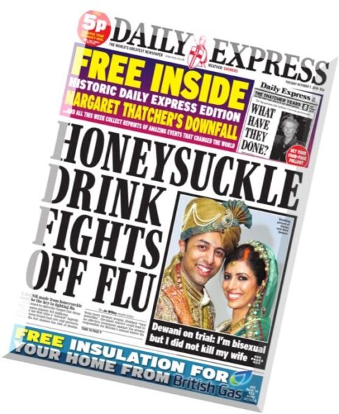 Daily Express – Tuesday, 07 October 2014