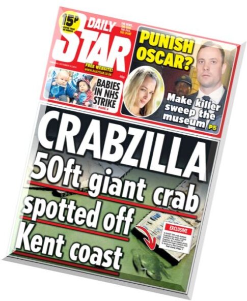 DAILY STAR – Tuesday, 14 October 2014