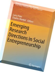 Emerging Research Directions in Social Entrepreneurship