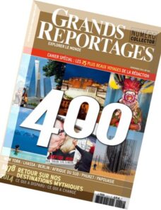 Grands Reportages N 400 – Novembre 2014