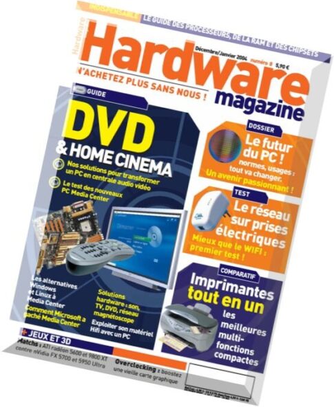 Hardware Magazine N 8 – Decembre 2003 – Janvier 2004