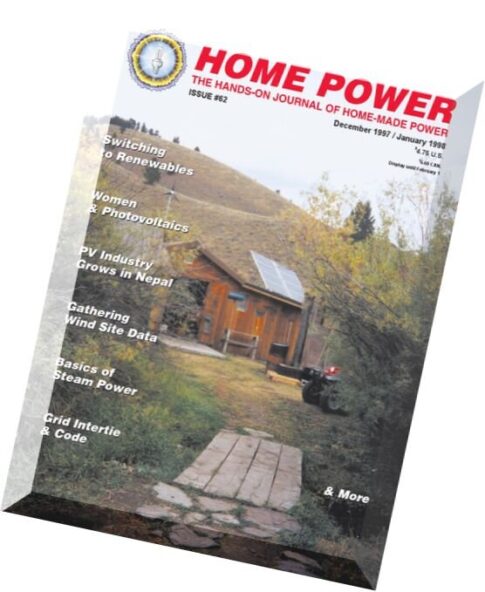 Home Power Magazine — Issue 062 — 1997-12-1998-01