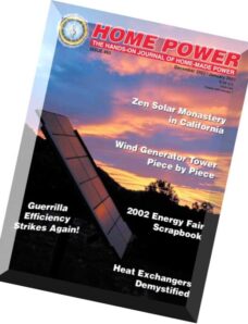 Home Power Magazine — Issue 092 — 2002-12-2003-01