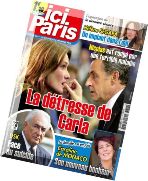 Ici Paris N 3617 – 29 Octobre – 4 Novembre 2014