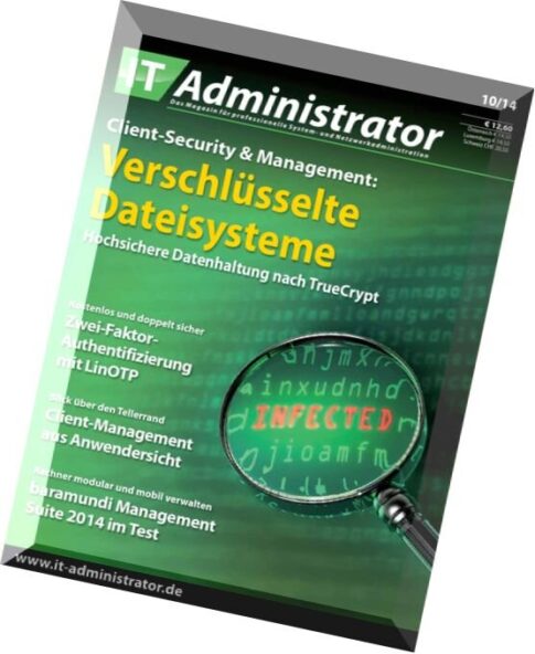 IT-Administrator Magazin — Oktober 10, 2014