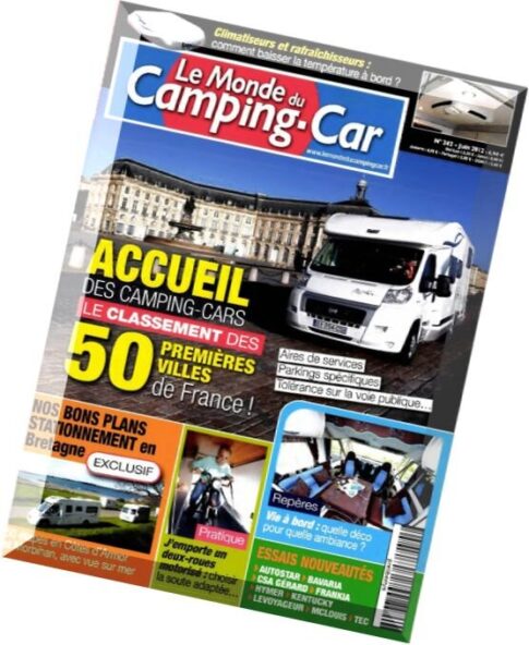 Le Monde du Camping Car 242 – Juin 2012