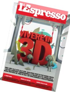 l’Espresso N 40 – 9 Ottobre 2014