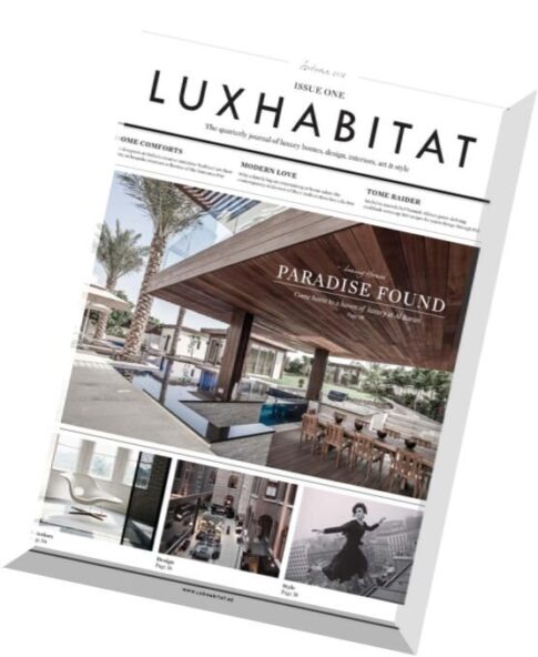 Luxhabitat N 01, Autumn 2014