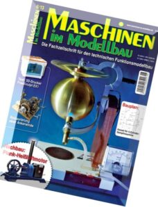 Maschinen im Modellbau Magazin N 06, 2013