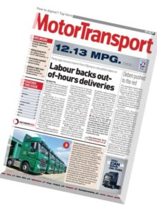 Motor Transport — 27 October 2014
