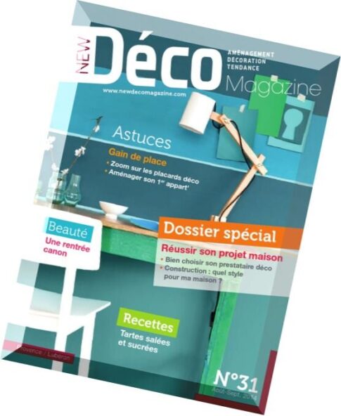 New Deco Magazine N 31, Aout-Septembre 2014