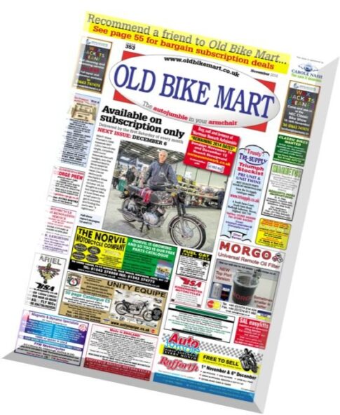 Old Bike Mart – November 2014